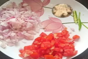 Ingredients for the chana curry